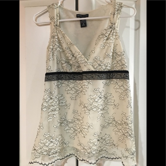 New York & Company lace & beaded dress top Medium - Picture 3 of 9